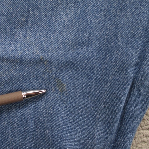 Carhartt Jeans Mens 34x30 Blue Denim Relaxed Fit Straight Leg Work 381-83 - Picture 12 of 15